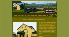 Desktop Screenshot of landhaus-rundblick.de