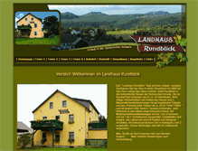 Tablet Screenshot of landhaus-rundblick.de